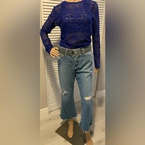 AG Adriano Goldschmied “The Quinn” High Rise Kick Flare Jeans – Size 28